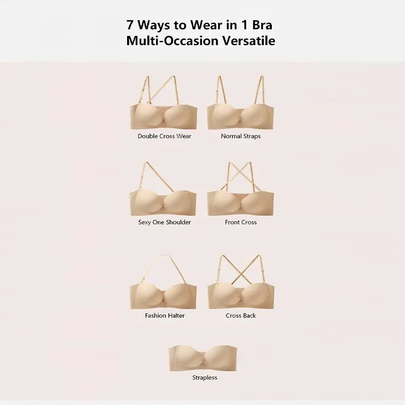 Soutien-gorge push-up sans bretelles - vue 4