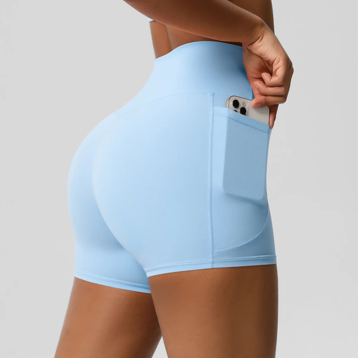 Short sculptant Taille Haute avec poches