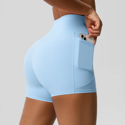 Short sculptant Taille Haute avec poches