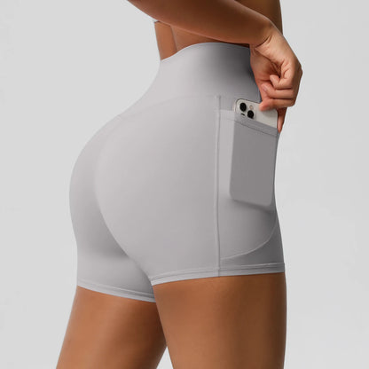 Short sculptant Taille Haute avec poches