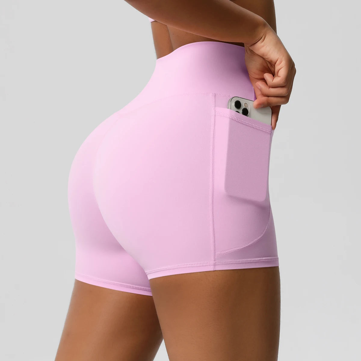 Short sculptant Taille Haute avec poches