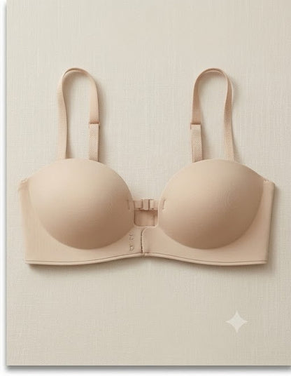 Soutien-gorge push-up sans bretelles - coloris Nude